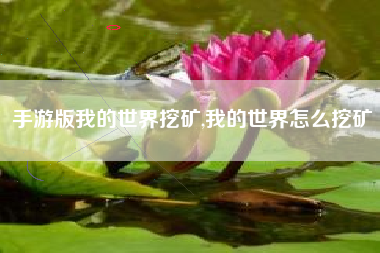 手游版我的世界挖矿,我的世界怎么挖矿