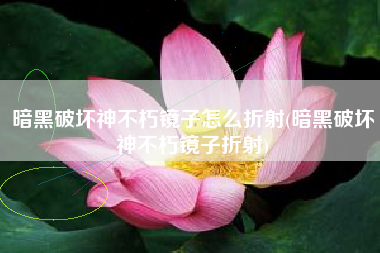 暗黑破坏神不朽镜子怎么折射(暗黑破坏神不朽镜子折射)