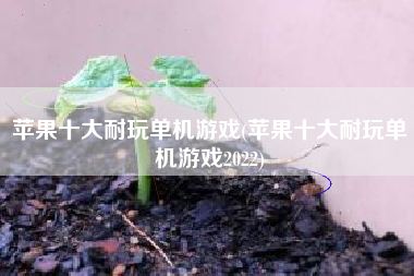 苹果十大耐玩单机游戏(苹果十大耐玩单机游戏2022)