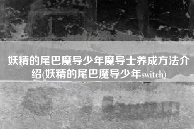 妖精的尾巴魔导少年魔导士养成方法介绍(妖精的尾巴魔导少年switch)