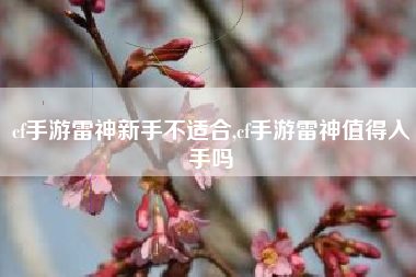 cf手游雷神新手不适合,cf手游雷神值得入手吗