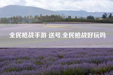 全民枪战手游 送号,全民枪战好玩吗