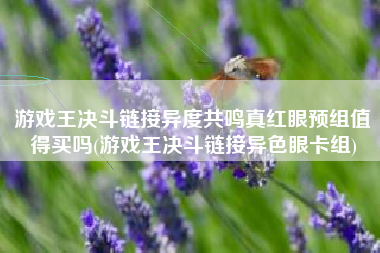 游戏王决斗链接异度共鸣真红眼预组值得买吗(游戏王决斗链接异色眼卡组)