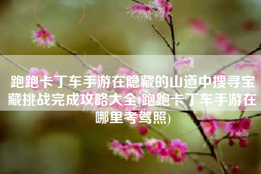 跑跑卡丁车手游在隐藏的山道中搜寻宝藏挑战完成攻略大全(跑跑卡丁车手游在哪里考驾照)
