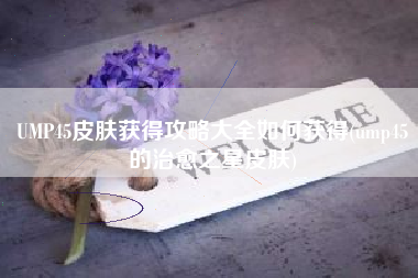 UMP45皮肤获得攻略大全如何获得(ump45的治愈之星皮肤)