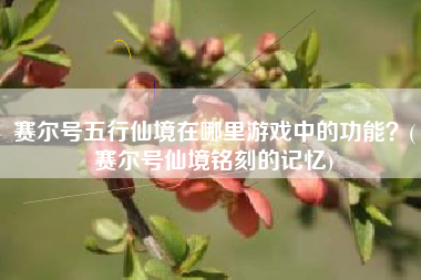 赛尔号五行仙境在哪里游戏中的功能？(赛尔号仙境铭刻的记忆)