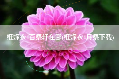 纸嫁衣4百祭轩在哪(纸嫁衣4月祭下载)
