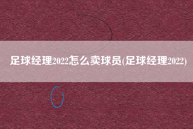 足球经理2022怎么卖球员(足球经理2022)