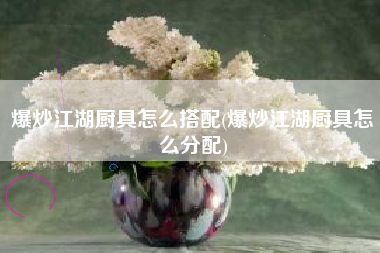爆炒江湖厨具怎么搭配(爆炒江湖厨具怎么分配)