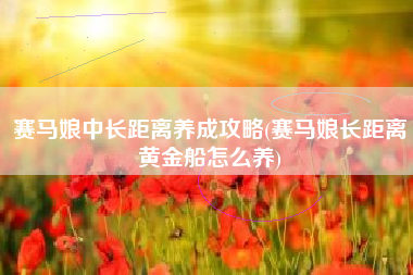 赛马娘中长距离养成攻略(赛马娘长距离黄金船怎么养)