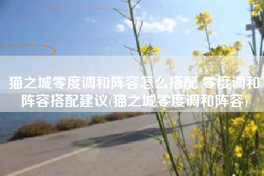 猫之城零度调和阵容怎么搭配 零度调和阵容搭配建议(猫之城零度调和阵容)