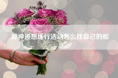 原神追想练行活动怎么找自己的船