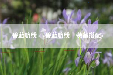 碧蓝航线猉(碧蓝航线猉装备搭配)