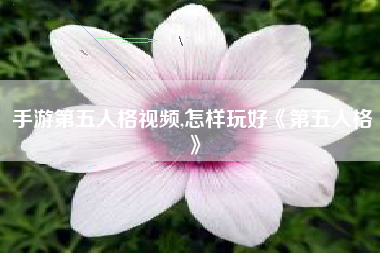 手游第五人格视频,怎样玩好《第五人格》