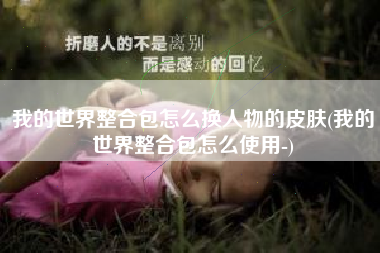 我的世界整合包怎么换人物的皮肤(我的世界整合包怎么使用-)