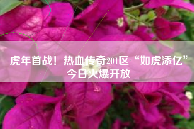 虎年首战！热血传奇201区“如虎添亿”今日火爆开放