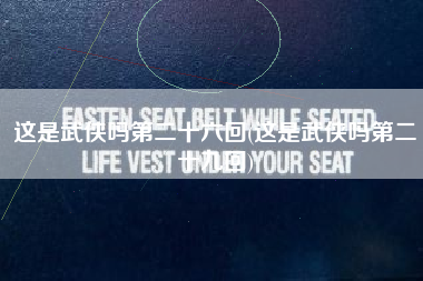 这是武侠吗第二十六回(这是武侠吗第二十九回)
