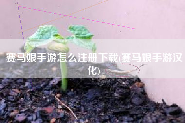 赛马娘手游怎么注册下载(赛马娘手游汉化)