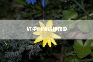 红尘问仙赚钱攻略