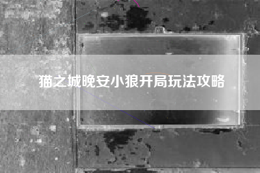 猫之城晚安小狼开局玩法攻略