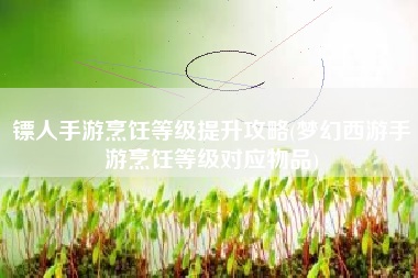 镖人手游烹饪等级提升攻略(梦幻西游手游烹饪等级对应物品)