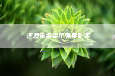 逆境重组霍星强度测评
