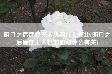 明日之后医疗无人机用什么模块(明日之后医疗无人机加血和什么有关)