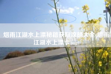 烟雨江湖水上漂秘籍获取攻略大全(烟雨江湖水上漂卡bug)