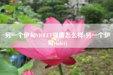 另一个伊甸VIOLET强度怎么样(另一个伊甸violet)