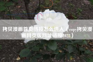 拷贝漫画首页链接怎么进入（copy拷贝漫画网页版网址链接2022）