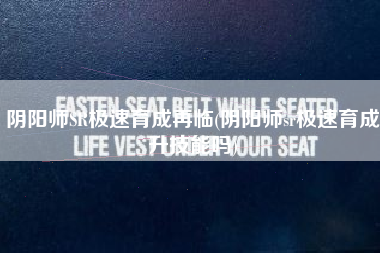 阴阳师SR极速育成再临(阴阳师sr极速育成升技能吗)