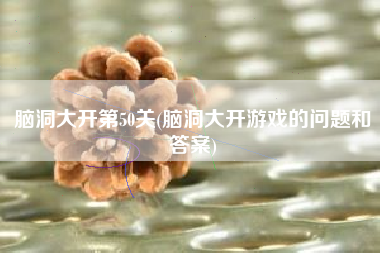 脑洞大开第50关(脑洞大开游戏的问题和答案)