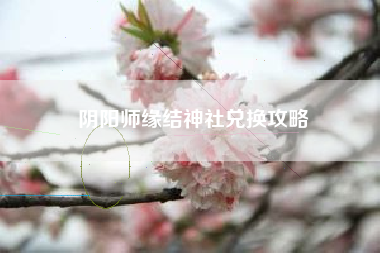 阴阳师缘结神社兑换攻略
