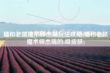 猫和老鼠魔术师杰瑞玩法攻略(猫和老鼠魔术师杰瑞的s级皮肤)
