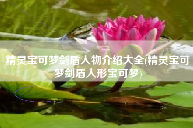 精灵宝可梦剑盾人物介绍大全(精灵宝可梦剑盾人形宝可梦)