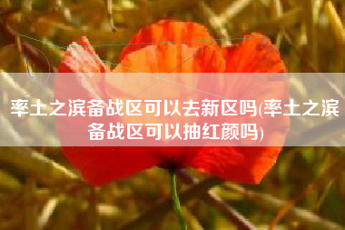 率土之滨备战区可以去新区吗(率土之滨备战区可以抽红颜吗)