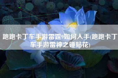 跑跑卡丁车手游雷霆9如何入手(跑跑卡丁车手游雷神之锤贴花)