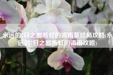 永远的7日之都断虹的谒雨葵结局攻略(永远的7日之都断虹的谒雨攻略)