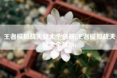 王者模拟战天赋大全最新(王者模拟战天赋大全最新)