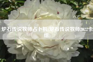 炉石传说牧师占卜机(炉石传说牧师2022卡组)