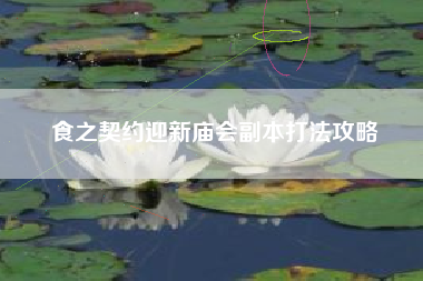 食之契约迎新庙会副本打法攻略