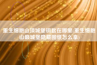 重生细胞山顶城堡钥匙在哪里(重生细胞山巅城堡隐藏图纸怎么拿)