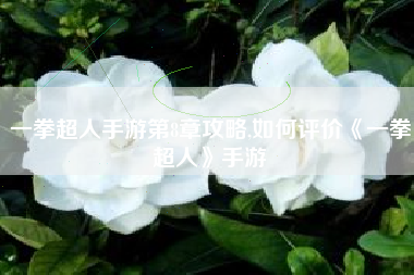 一拳超人手游第8章攻略,如何评价《一拳超人》手游