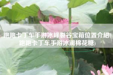 跑跑卡丁车手游冰峰裂谷宝箱位置介绍(跑跑卡丁车手游冰澜棉花糖)
