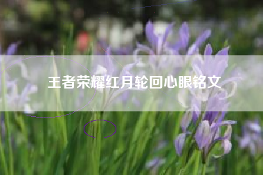 王者荣耀红月轮回心眼铭文
