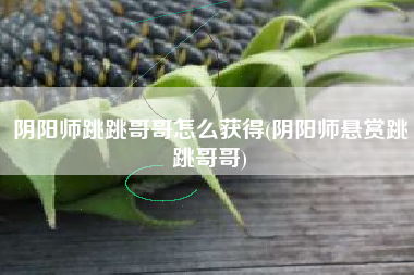阴阳师跳跳哥哥怎么获得(阴阳师悬赏跳跳哥哥)