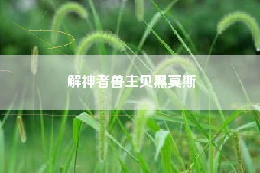 解神者兽主贝黑莫斯