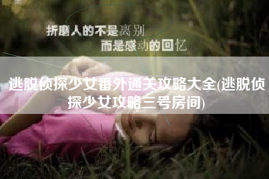 逃脱侦探少女番外通关攻略大全(逃脱侦探少女攻略三号房间)