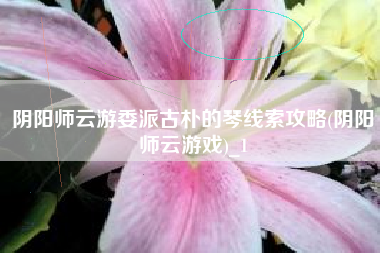 阴阳师云游委派古朴的琴线索攻略(阴阳师云游戏)_1