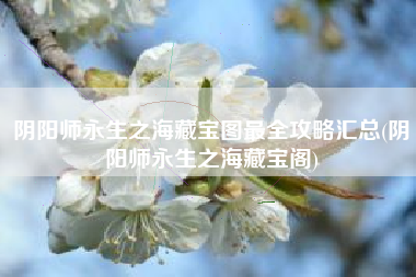 阴阳师永生之海藏宝图最全攻略汇总(阴阳师永生之海藏宝阁)